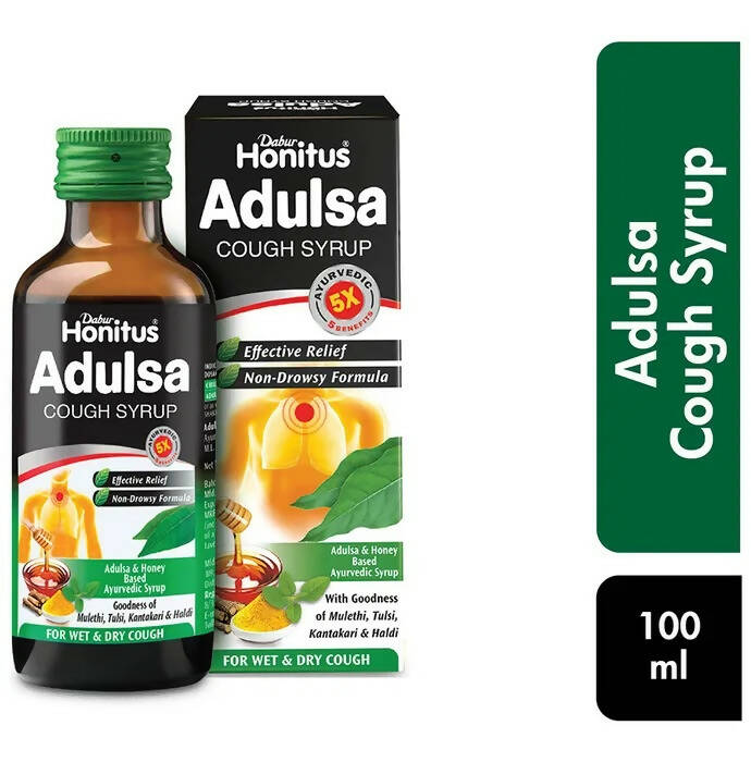 Dabur Honitus Adulsa Cough Syrup - Distacart