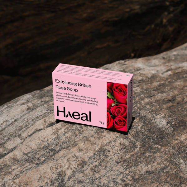 Haeal Exfoliating British Rose Soap