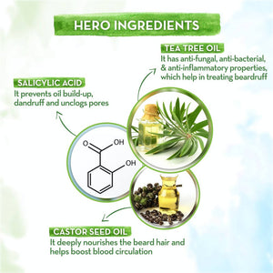 Mamaearth Tea Tree Beard Oil With Tea Tree & Salicylic Acid