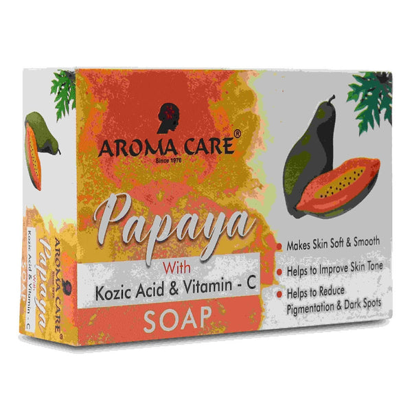 Aroma Care Papaya With Kozic Acid & Vitamin-C Whitening Soap - Distacart