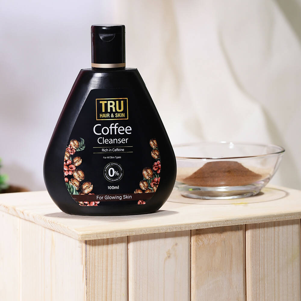 Tru Hair & Skin Coffee & Hyaluronic Acid Face Cleanser - Distacart