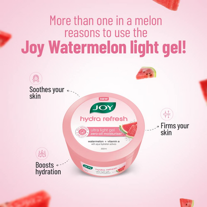 Joy Hydra Refresh Ultra Light Gel With Watermelon & Vitamin E - Distacart