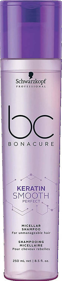 Thumbnail for Schwarzkopf Professional BC Bonacure Keratin Smooth Perfect Micellar Shampoo- purple Combo - Distacart