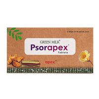 Thumbnail for Apex Ayurvedic Green Milk Psorapex Tablets