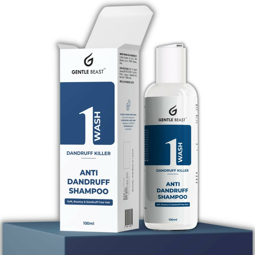 Gentle Beast 1 Wash Anti Dandruff Shampoo - Distacart