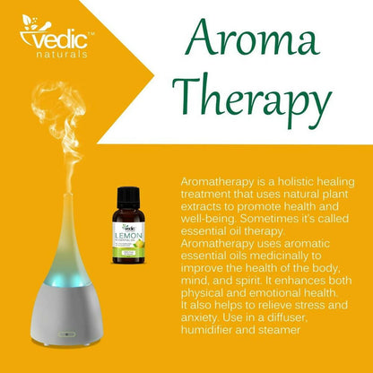 Vedic Naturals Lemon Essential Oil - Distacart