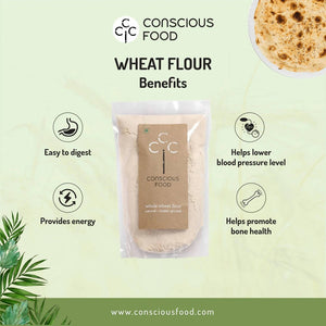 Conscious Food Wheat Flour Gehu Atta