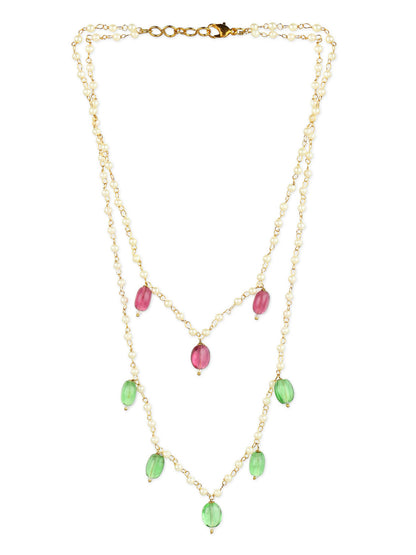 Women's Gold-Plated Necklace - Ruby Raang - Distacart