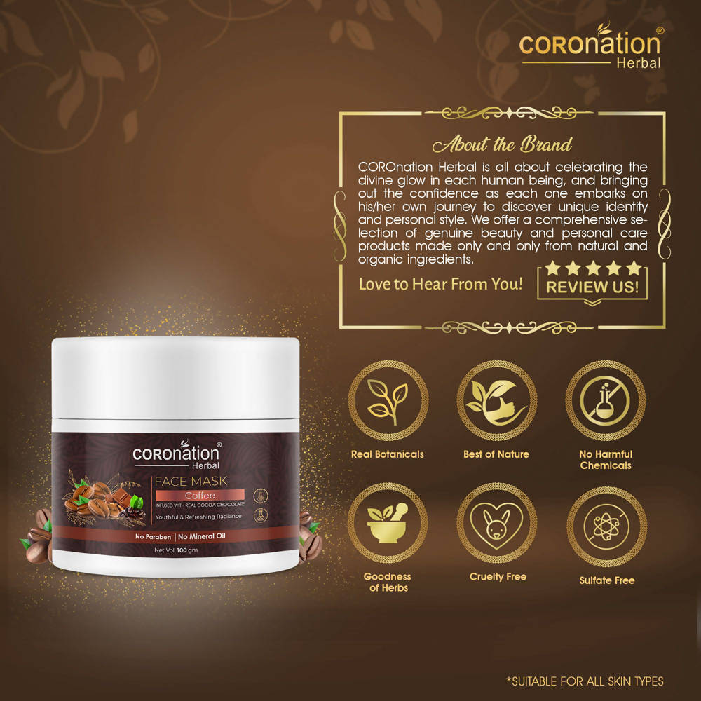 Coronation Herbal Coffee Face Mask - Distacart