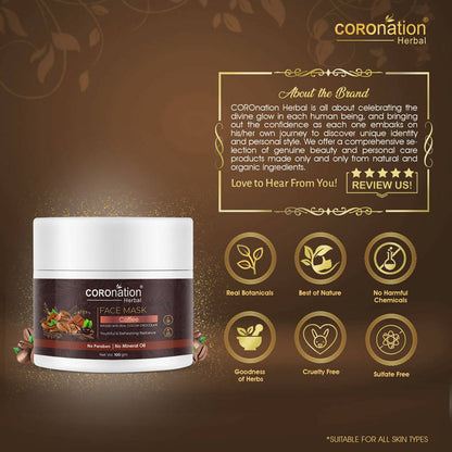 Coronation Herbal Coffee Face Mask - Distacart