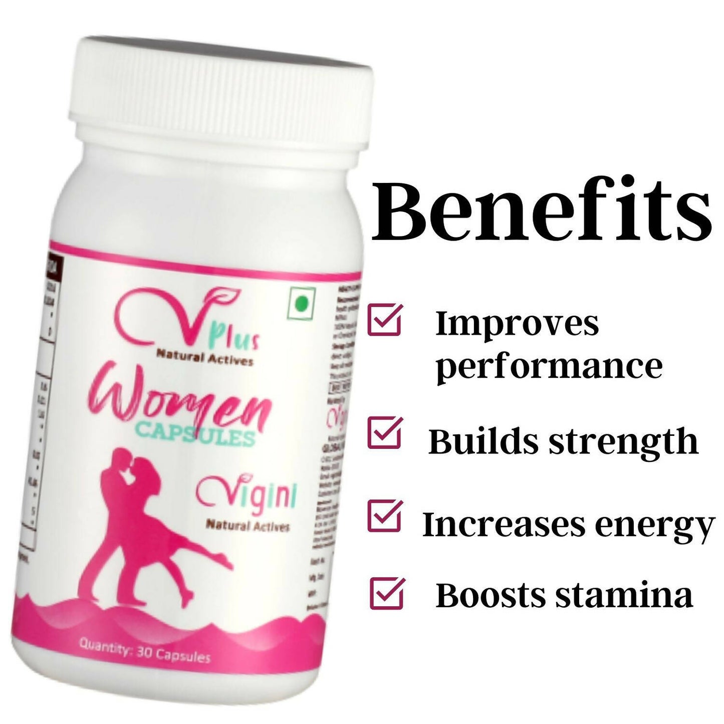 Vigini Natural Actives Performance Women Capsules - Distacart