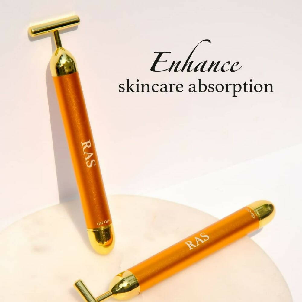 Ras Luxury Oils 24K Gold Vibrating Face Massager - Distacart