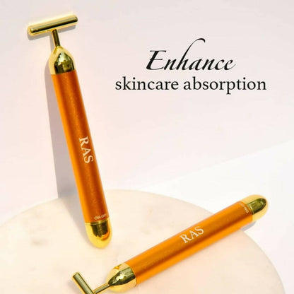 Ras Luxury Oils 24K Gold Vibrating Face Massager - Distacart