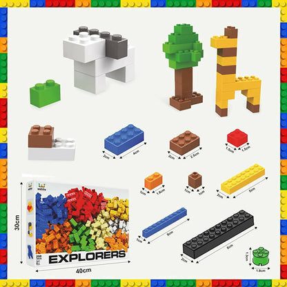 Webby Building Blocks Construction Set- 500 Pcs - Distacart