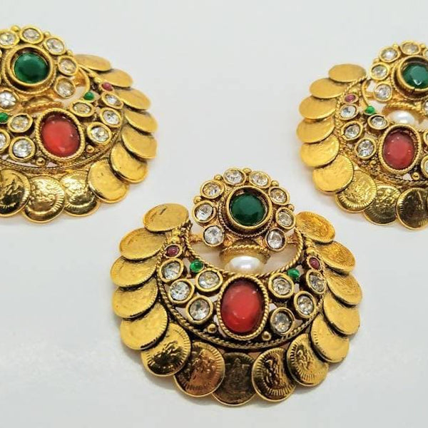 Multicolor Temple Pendant Set