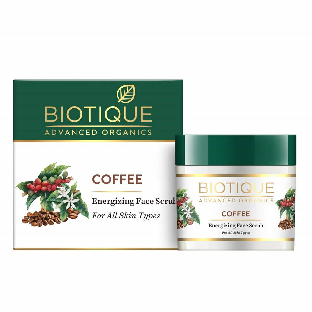 Biotique Advanced Organics Coffee Energizing Face Scrub - Distacart