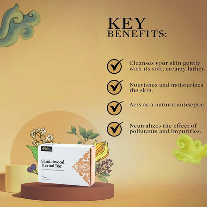 Bipha Ayurveda Sandalwood Herbal Bar - Distacart