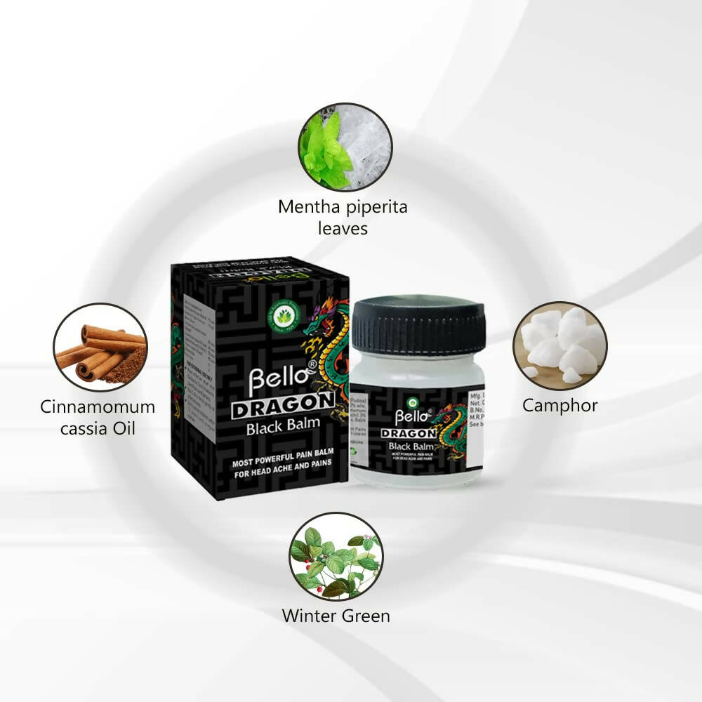 Bello Herbals Dragon Black Balm - Distacart
