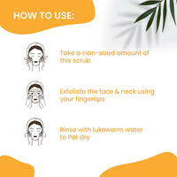 Thumbnail for NutriGlow NATURAL'S Papaya Facial Scrub - Distacart