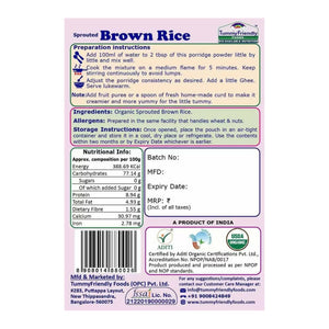 TummyFriendly Foods Certified Brown Rice Porridge Mixes - Stage1, Stage2, Stage3 - Distacart