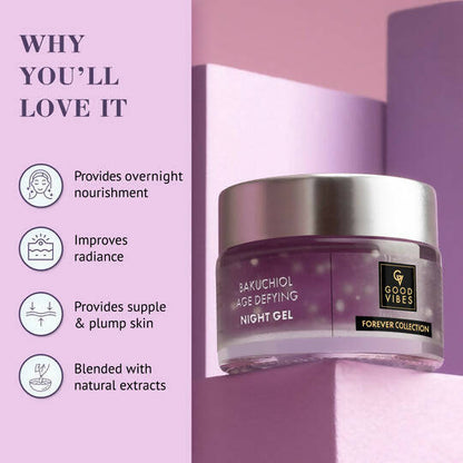 Good Vibes Bakuchiol Age Defying Night Gel - Distacart