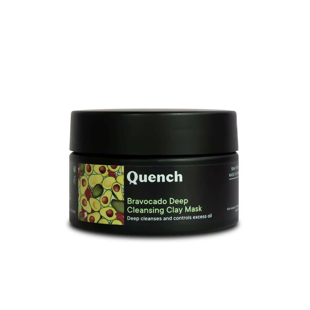 Quench Botanics Bravocado Deep Cleansing Clay Mask - Distacart