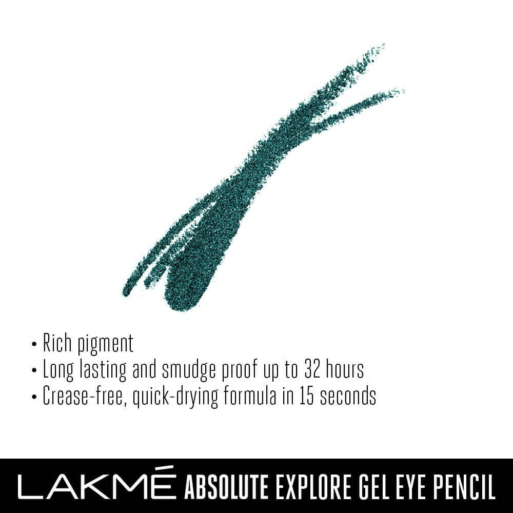 Lakme Absolute Explore Eye Pencil -Vibrant Azure - Distacart