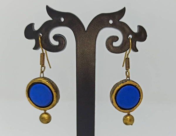 Terracotta Boho Style Hangings-Blue