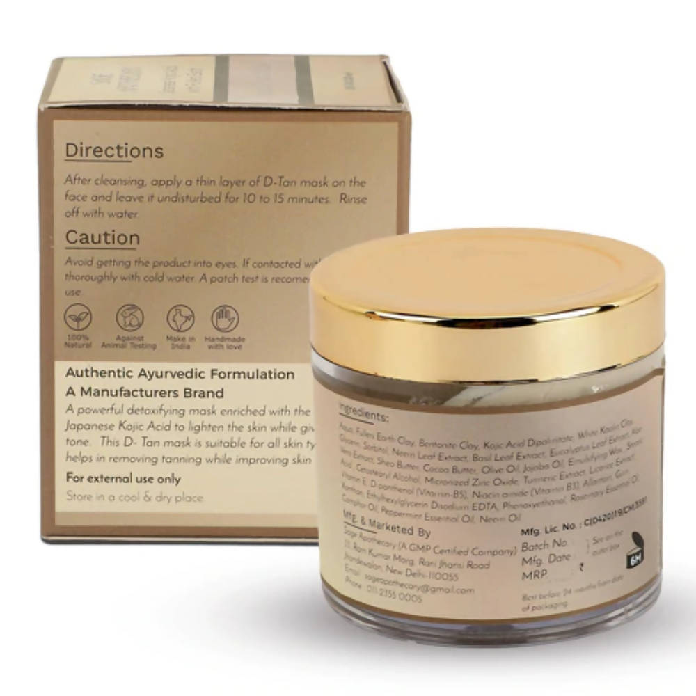 Sage Apothecary Indian D-Tan Mask