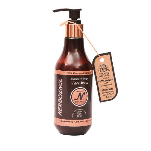 Herbcience Revitalizing Pro-Collagen Face Wash - Distacart