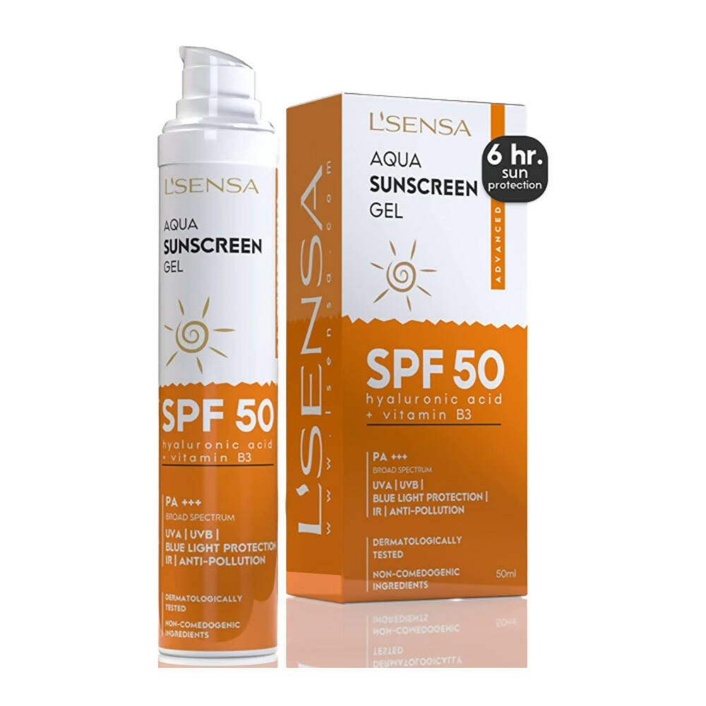 L'Sensa Aqua Sunscreen Gel SPF 50 - Distacart