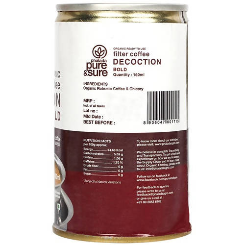  Organic Filter Coffee Decoction - Bold