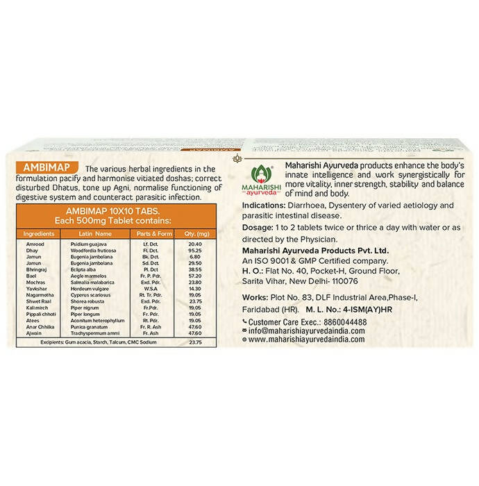 Maharishi Ayurveda Ambimap Tablets - Distacart