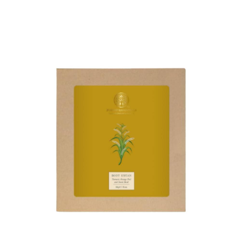 Forest Essentials Body Ubtan Turmeric, Orange Peel and Sweet Basil - Distacart
