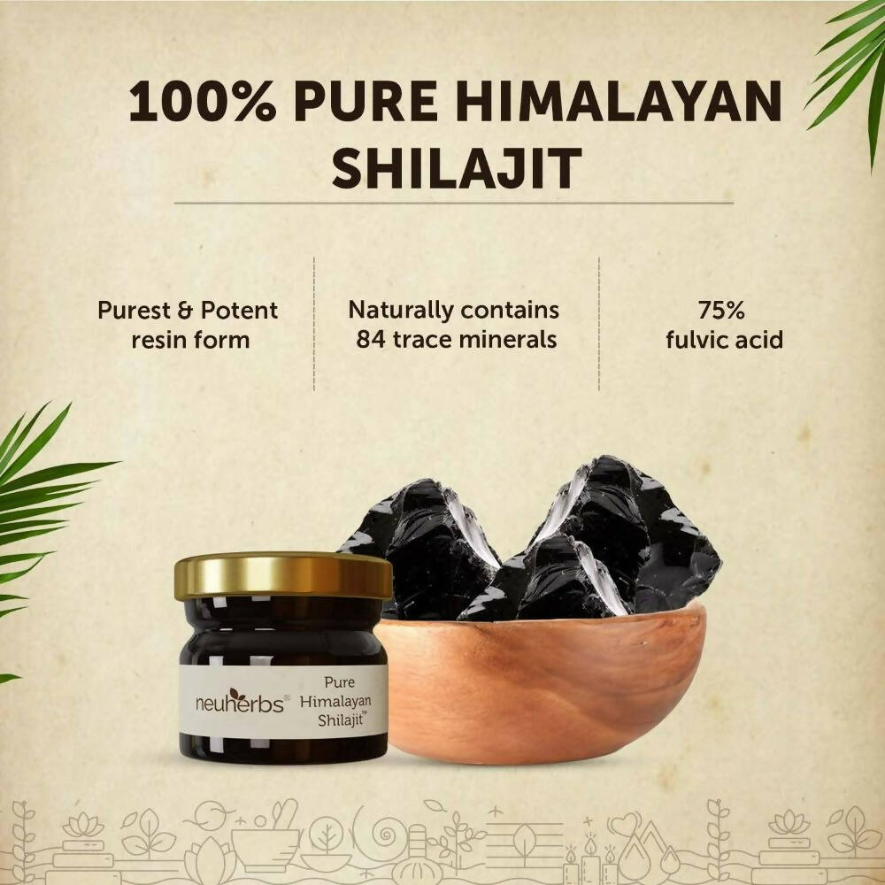 Neuherbs Pure & Original 100% Ayurvedic Himalayan Sj /Sj Resin - Distacart