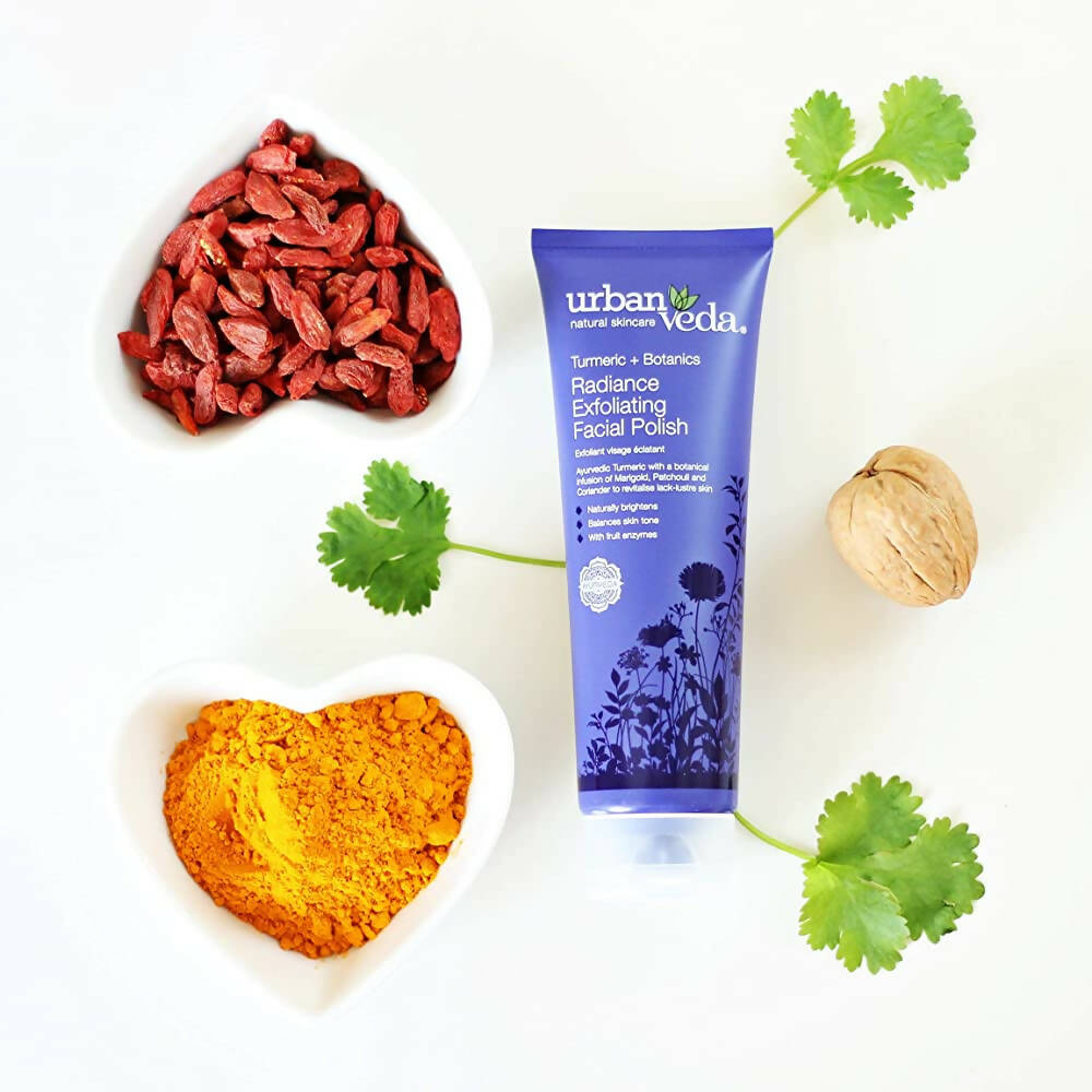 Urban Veda Radiance Exfoliating Facial Polish - Distacart