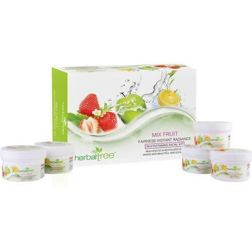 Herbal Tree Mix Fruit Facial Kit for Rejuvenating, Brightening & Glowing Skin - Distacart