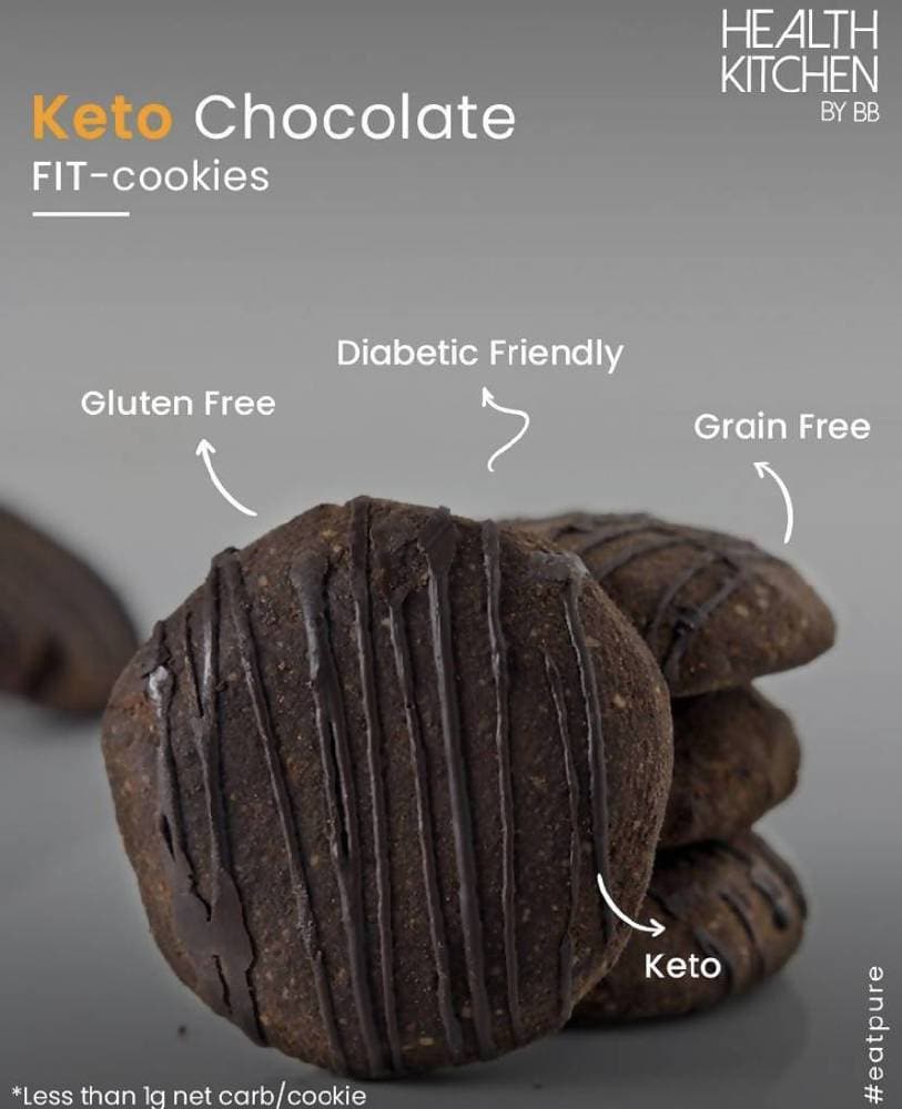Health Kitchen by BB - Keto Chocolate Fit cookies - Distacart