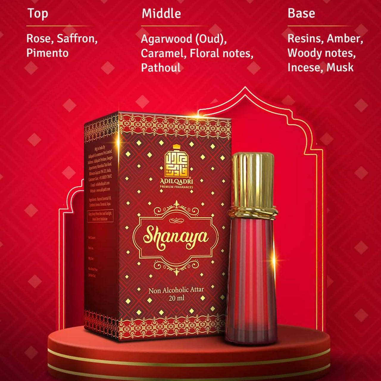 AdilQadri Shanaya Luxury Attar Perfume - Distacart