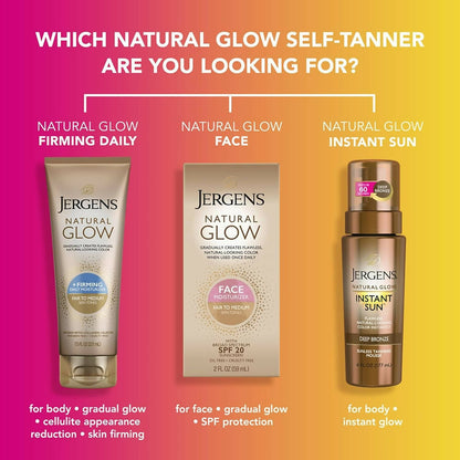 Jergens Glow Face Daily Moisturizer Sunscreen Spf 20 - Distacart