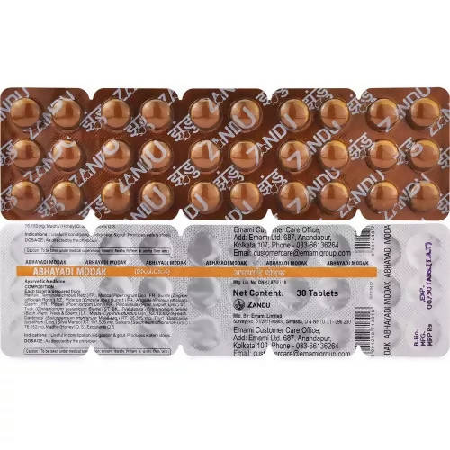 Zandu Abhayadi Modak Tablets - Distacart