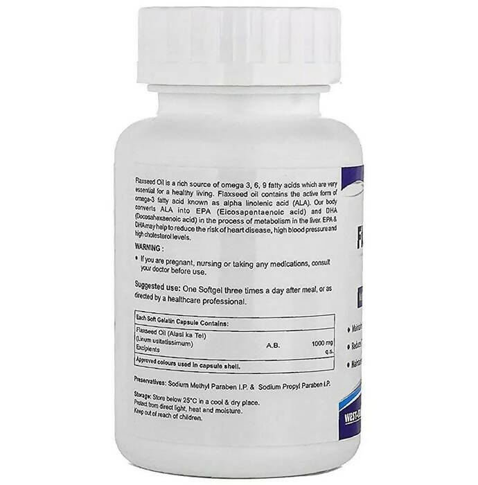 HealthVit Flaxseed Oil Softgel Capsules - Distacart