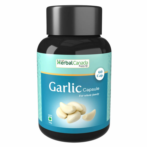 Herbal Canada Garlic Capsules - Distacart