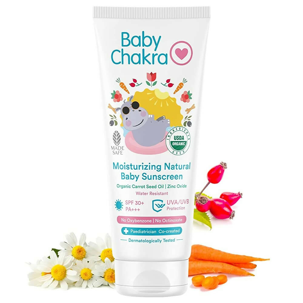 BabyChakra Moisturizing Natural Baby Sunscreen - Distacart
