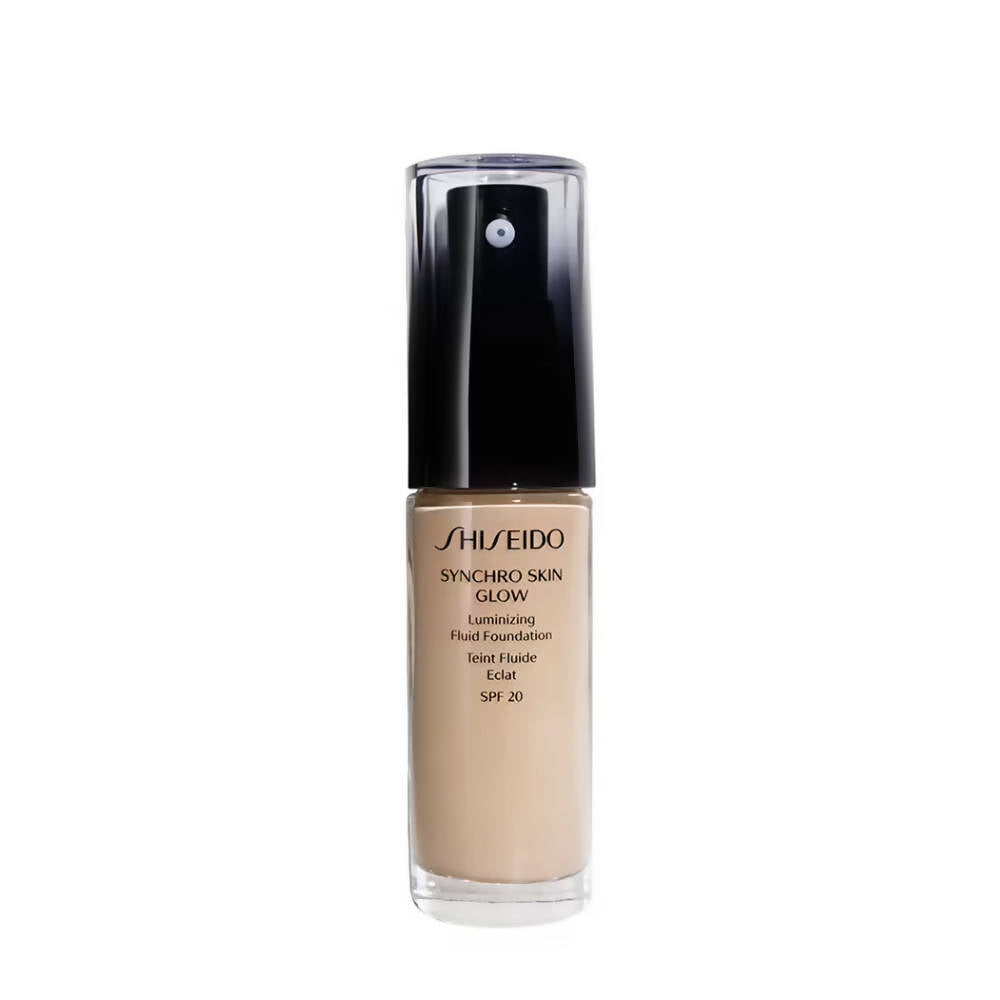 Shiseido Synchro Skin Glow Luminizing Fluid Foundation - Golden 4 - Distacart