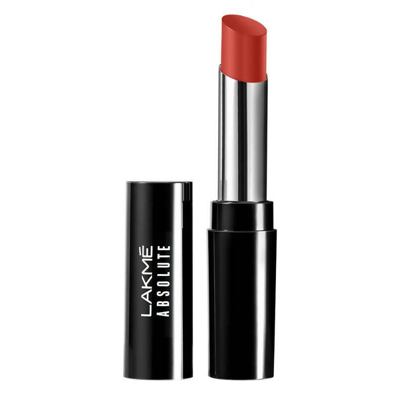 Lakme Absolute Skin Dew Satin Lipstick - 303 Red Alert - Distacart