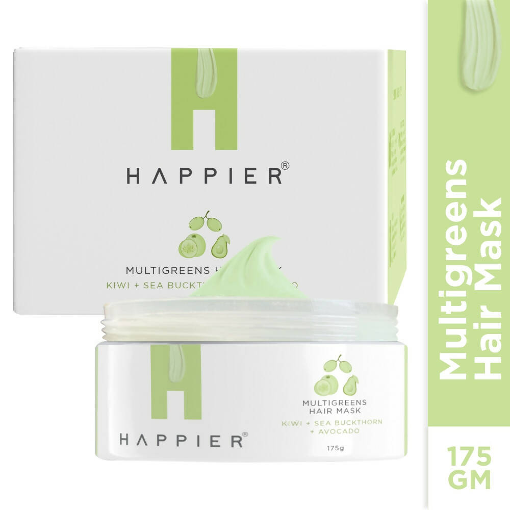 Happier Multigreens Hair Mask - Distacart