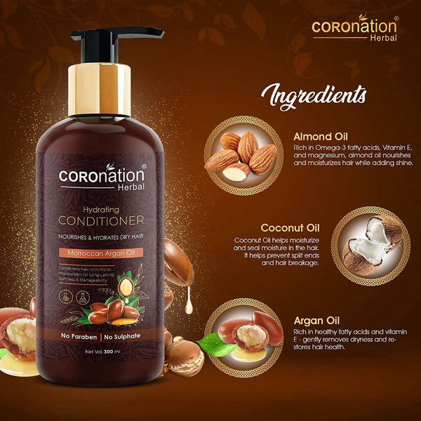 Coronation Herbal Moroccan Argan Oil Hair Conditioner - Distacart