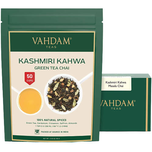 Vahdam Kashmiri Kahwa Green Tea Chai