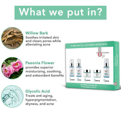 Professional O3+ Seaweed Facial Kit - Distacart